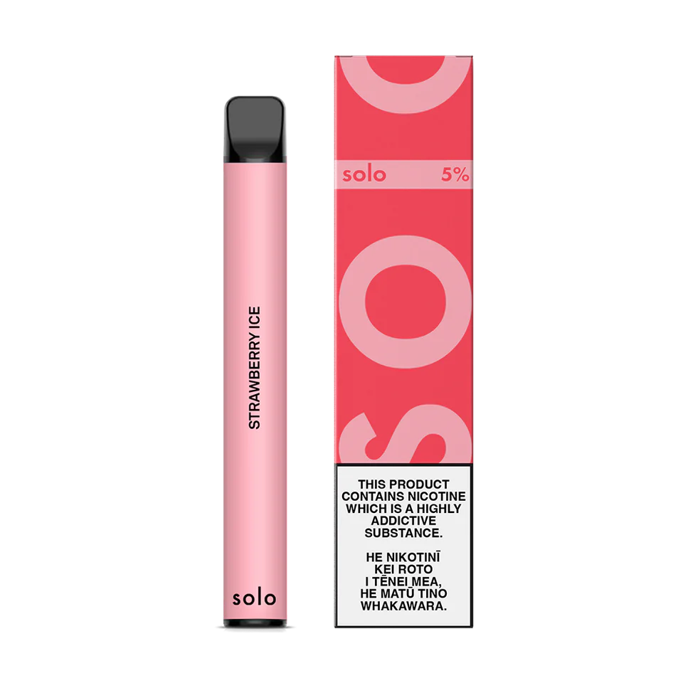 SOLO Single-Use Disposable Vape - Strawberry Mint 2%