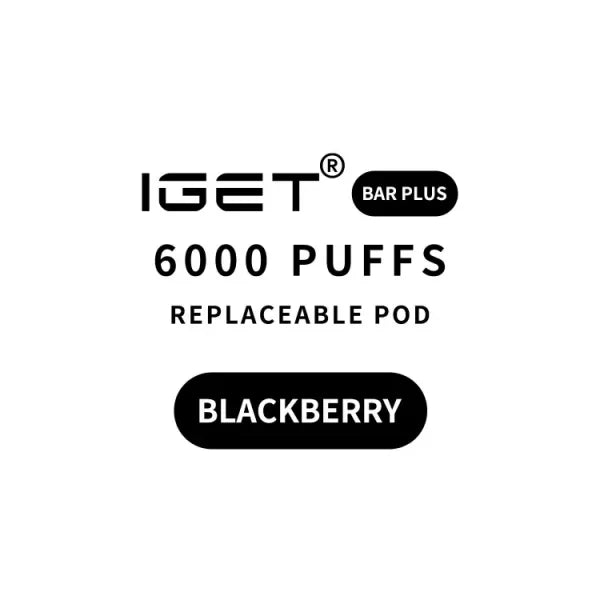 IGET BAR PLUS Prefilled Pod 6000puffs