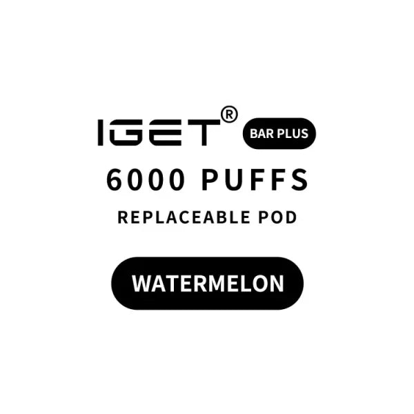 IGET BAR PLUS Prefilled Pod 6000puffs