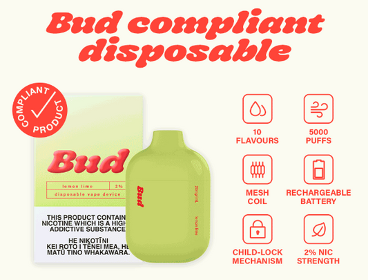 Bud Disposable - Lemon Lime 2%