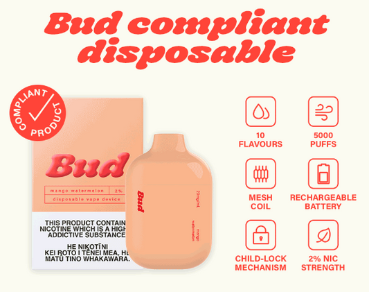 Bud Disposable - Mango Watermelon 2%