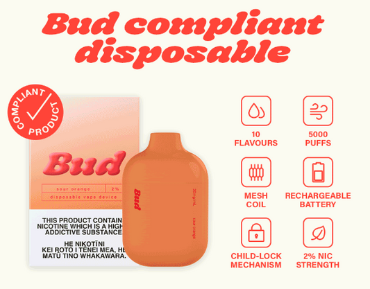 Bud Disposable - Sour Orange 2%