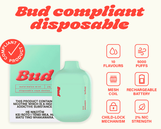Bud Disposable - Watermelon Mint 2%