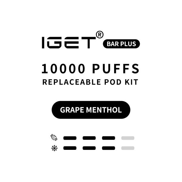 IGET BAR PLUS Prefilled Pod 10000puffs
