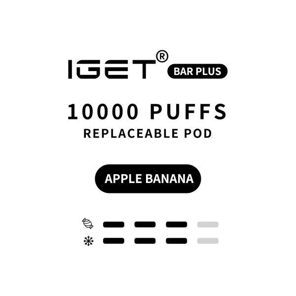 IGET BAR PLUS Prefilled Pod 10000puffs