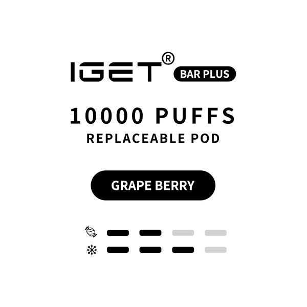 IGET BAR PLUS Prefilled Pod 10000puffs