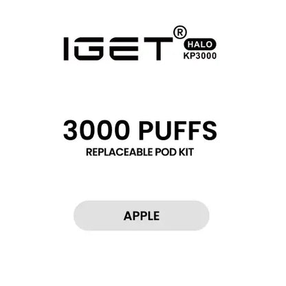 IGET Halo 3000puffs - Kit