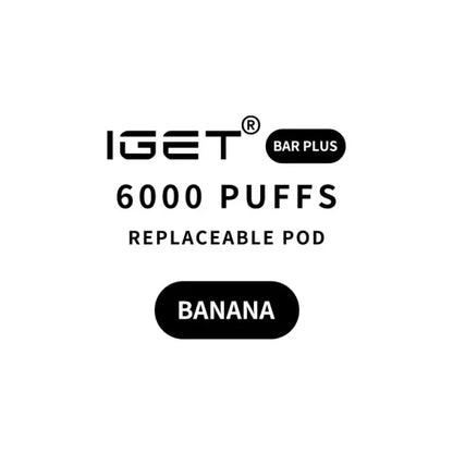 IGET BAR PLUS Prefilled Pod 6000puffs