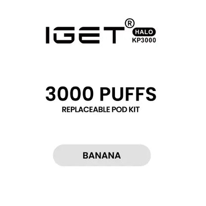 IGET Halo 3000puffs - Kit