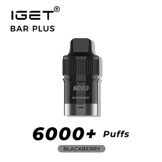 IGET BAR PLUS Prefilled Pod 6000puffs - Blackberry