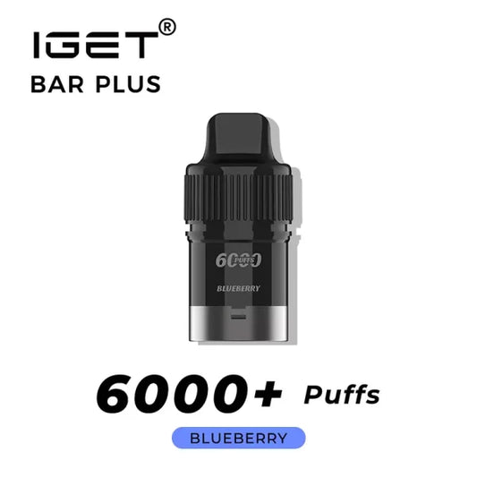 IGET BAR PLUS Prefilled Pod 6000puffs - Blueberry