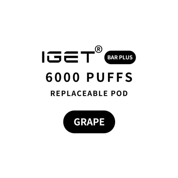 IGET BAR PLUS Prefilled Pod 6000puffs