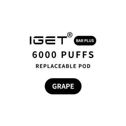 IGET BAR PLUS Prefilled Pod 6000puffs