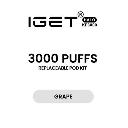 IGET Halo 3000puffs - Kit