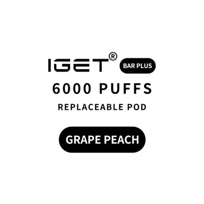 IGET BAR PLUS Prefilled Pod 6000puffs