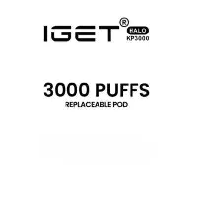 IGET Halo 3000puffs - Prefilled Pod