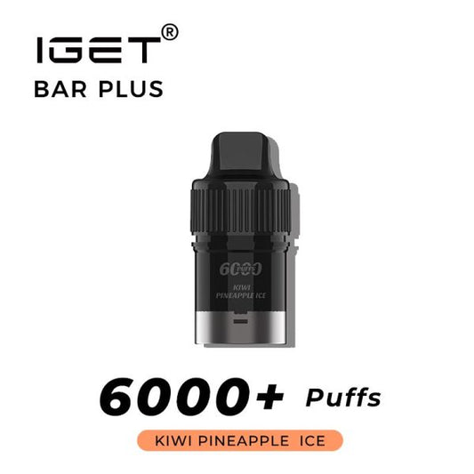 IGET BAR PLUS Prefilled Pod 6000puffs - Pineapple Kiwifruit