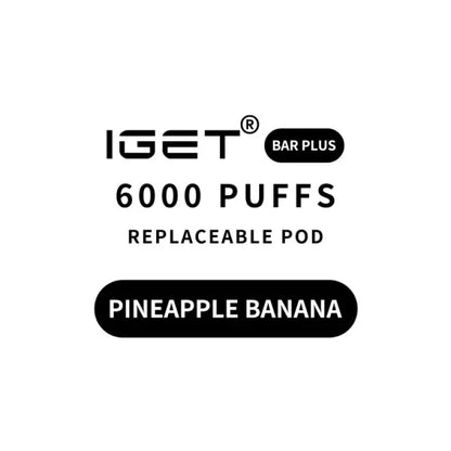IGET BAR PLUS Prefilled Pod 6000puffs