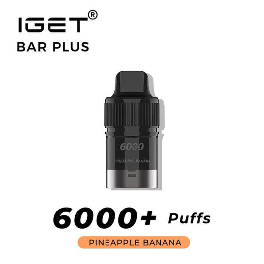 IGET BAR PLUS Prefilled Pod 6000puffs - Pineapple Banana