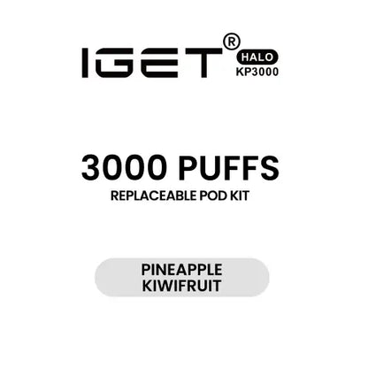 IGET Halo 3000puffs - Kit