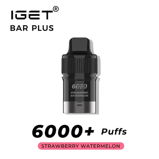 IGET BAR PLUS Prefilled Pod 6000puffs - Strawberry Watermelon