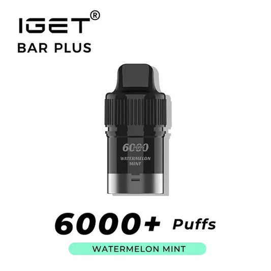 IGET BAR PLUS Prefilled Pod 6000puffs - Watermelon Mint